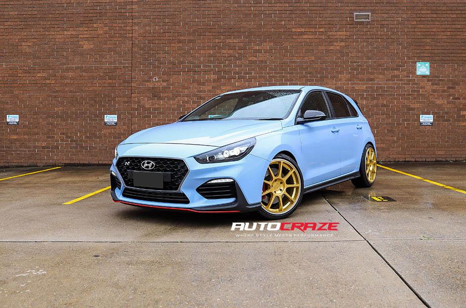 HYUNDAI I30 N MR138 GOLD MACHINED LIP